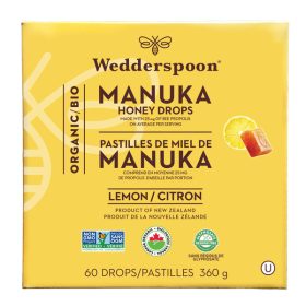 Wedderspoon-Manuka-honey-drops-lemon-flavour-60-drop-pack